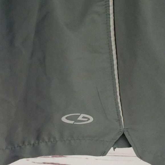 Champion Smoke Gray Elastic Waist‎ Swim Trunks Shorts Size Medium - Picture 3 of 8